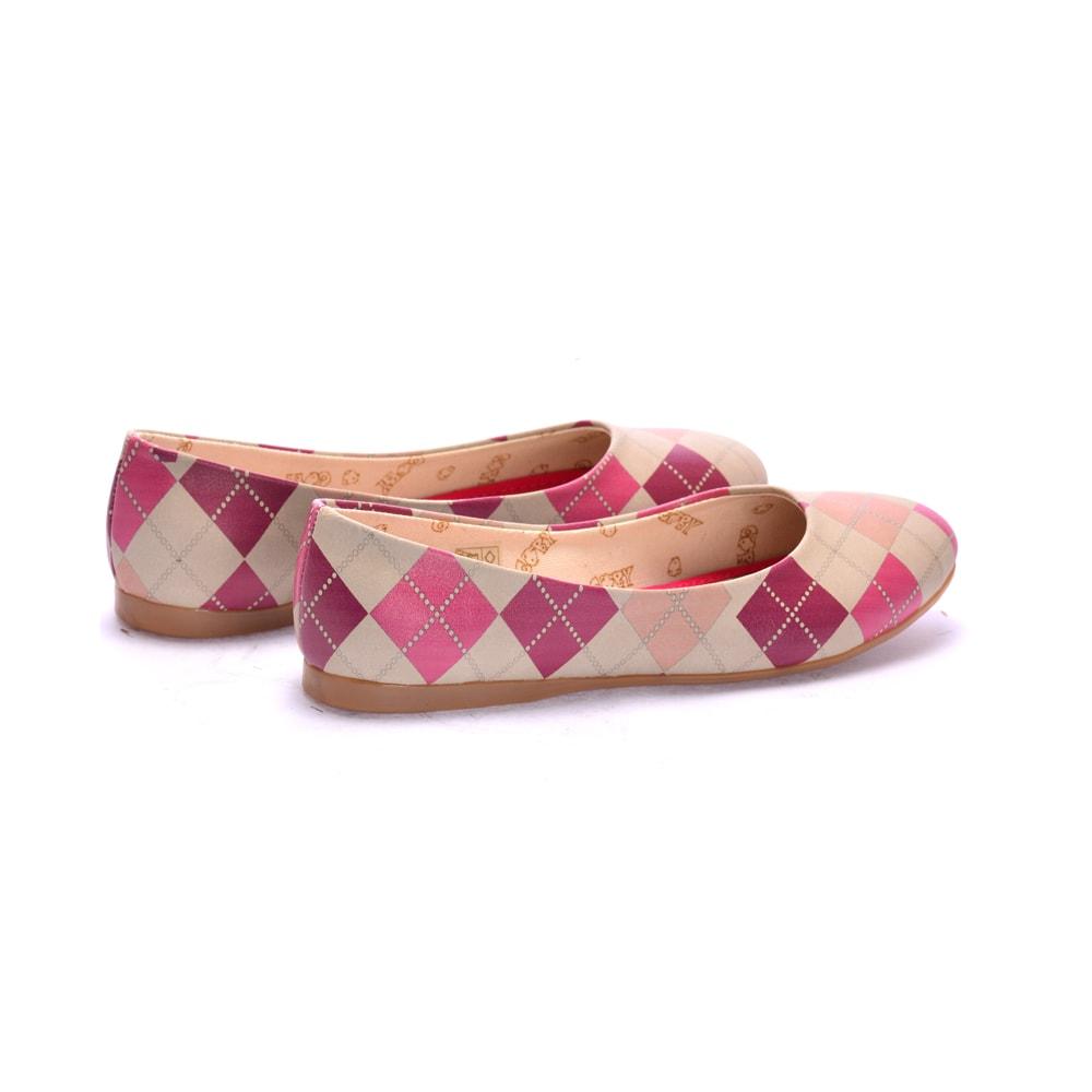 Plaid Ballerinas Shoes 1050 (506261504032)