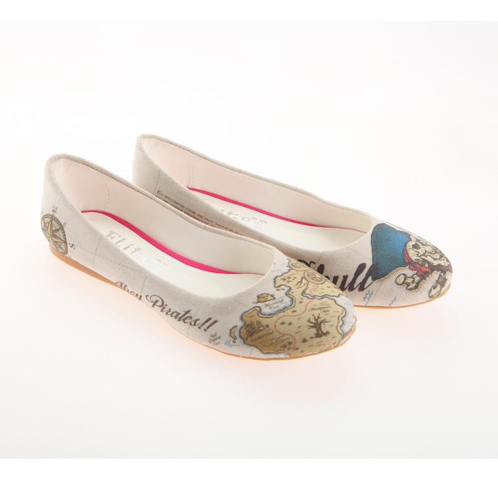 Pirates Ballerinas Shoes 1116 (1405794189408)