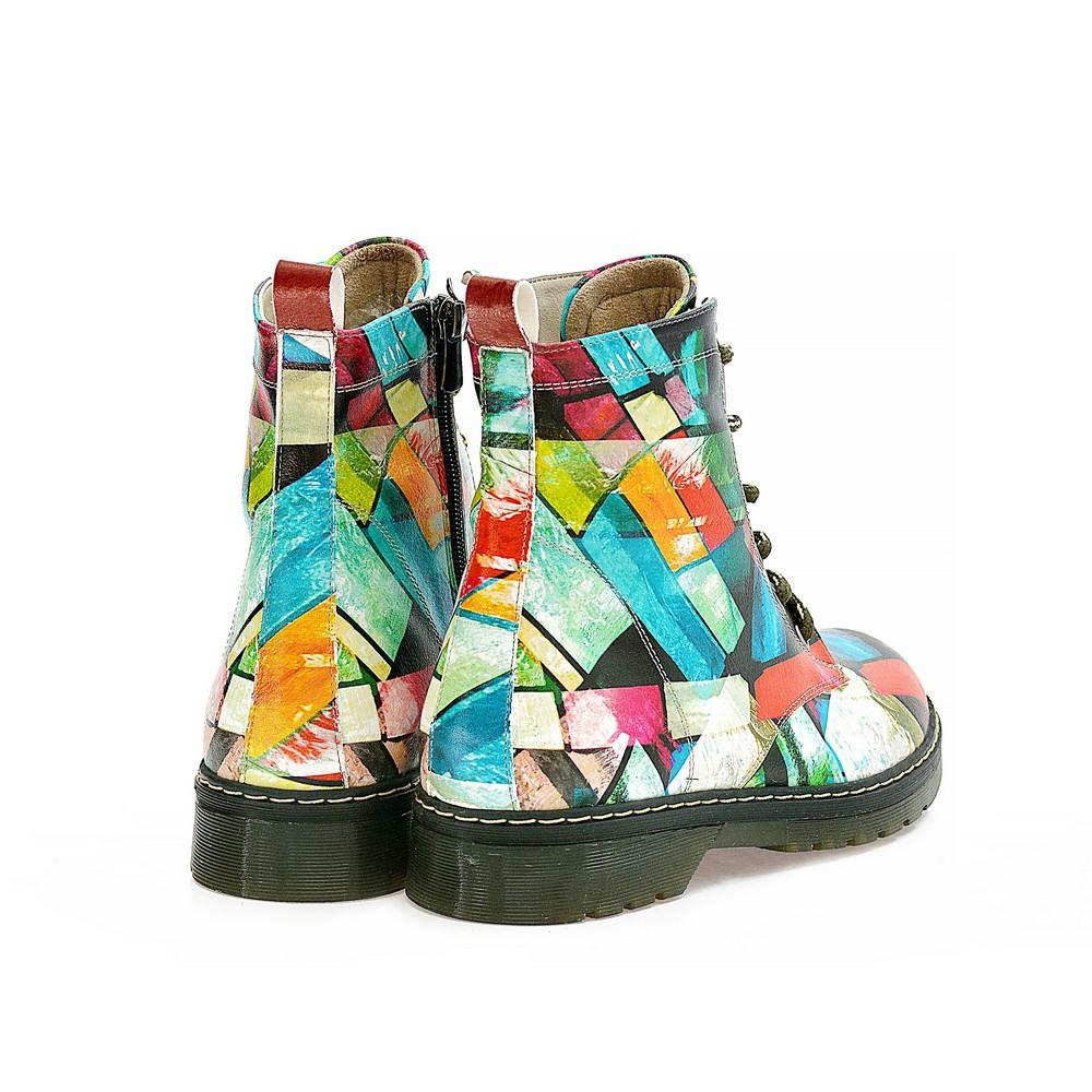 Broken Colors Glasses Long Boots AMAR111 (1329363648608)