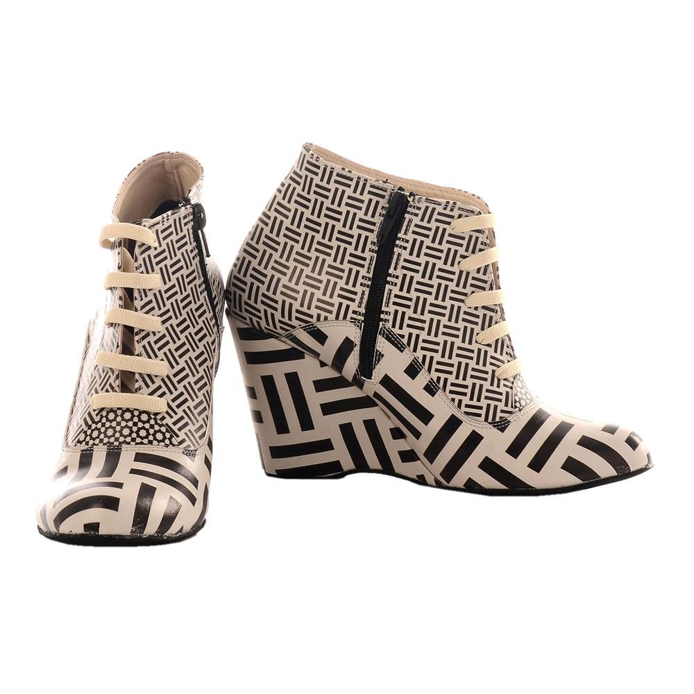 Pattern Ankle Boots BT204 (506264354848)