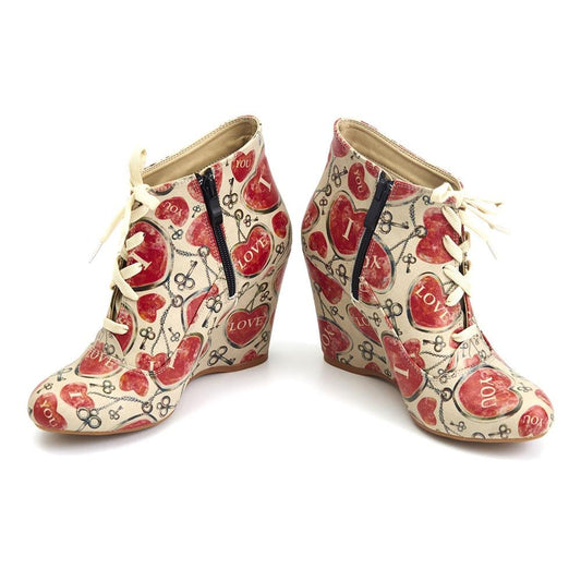 Hearts Ankle Boots BT216 (1405796221024)