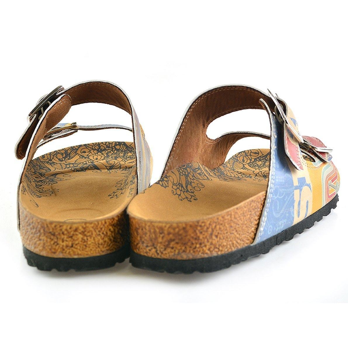 Blue Music Two-Strap Buckle Sandal CAL204 (737682686048)