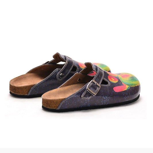 Navy Rainbow Love Clogs CAL303 (737682292832)