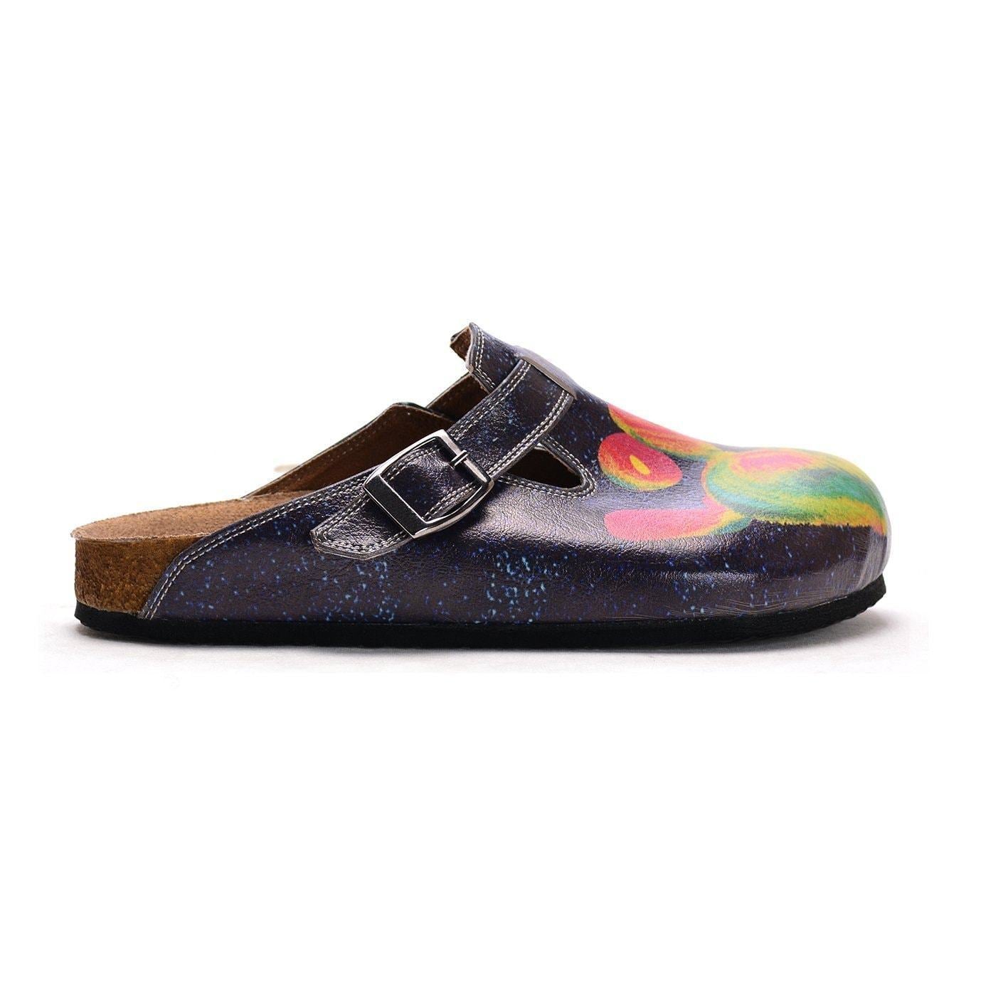 Navy Rainbow Love Clogs CAL303 (737682292832)