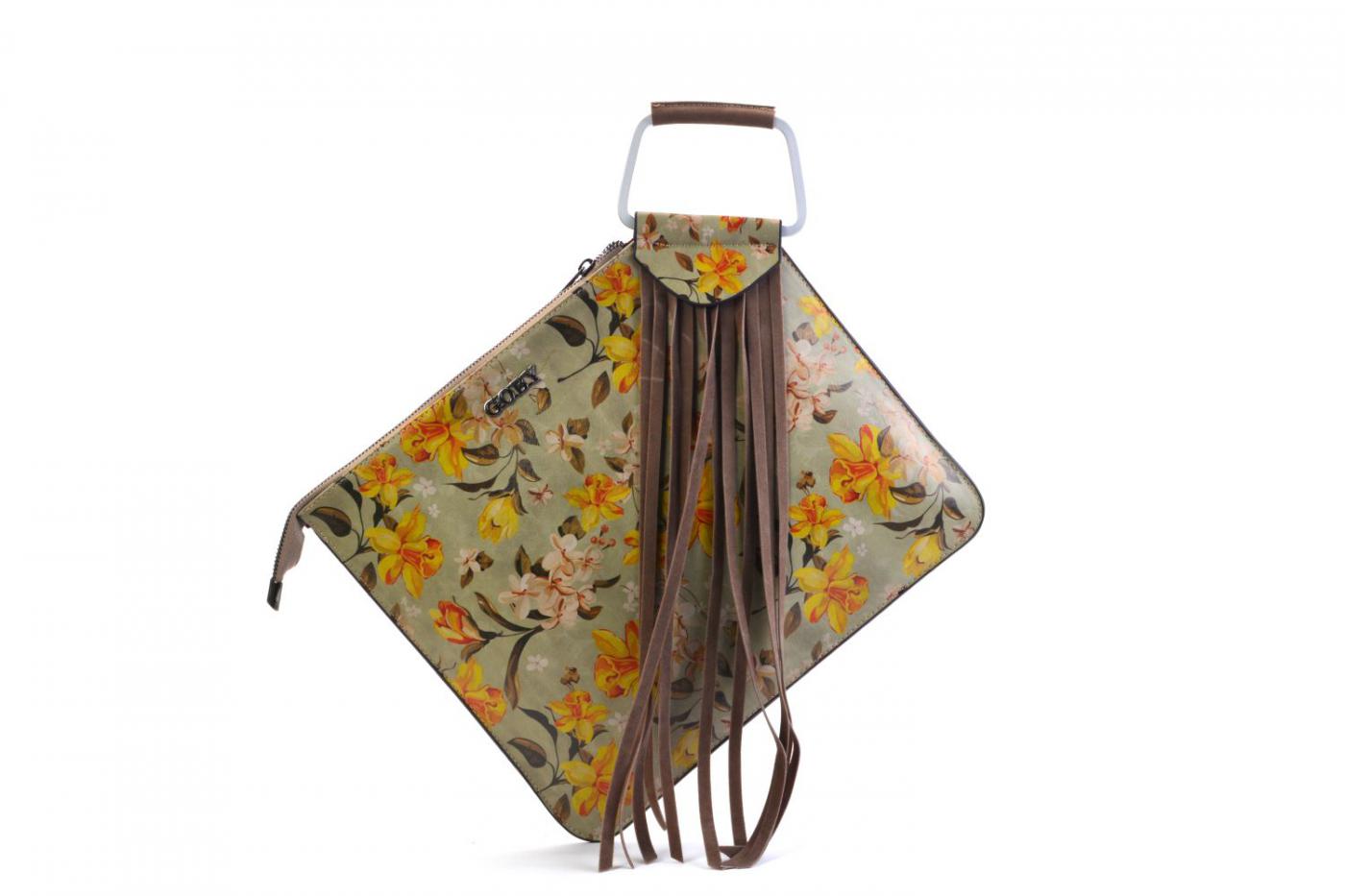 Yellow Flowers Hand Bags CAN705