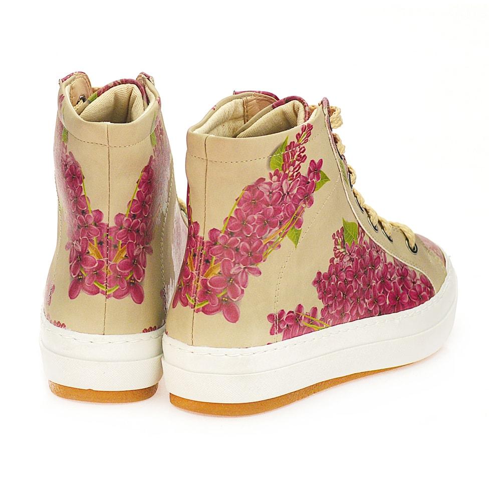 Purple Flowers Sneaker Boots CW2020 (1405803069536)