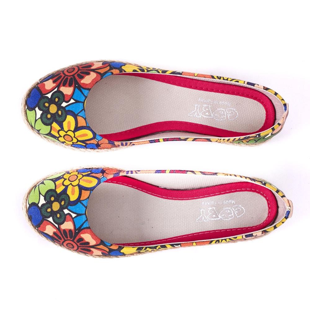 Flowers Ballerinas Shoes FBR1194 (506265600032)