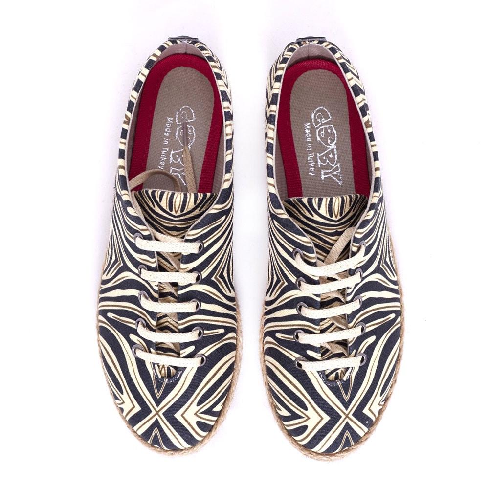 Zebra Style Ballerinas Shoes FBR1222 (506265927712)