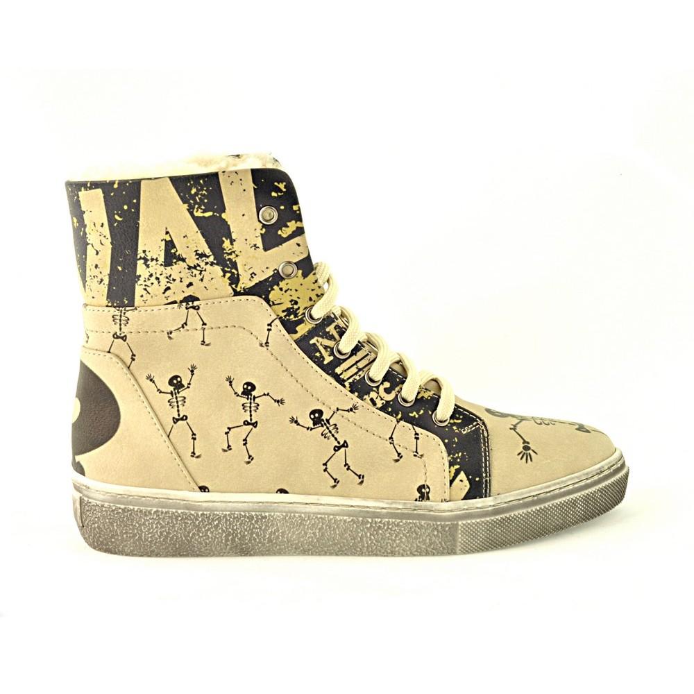 Skeletons Short Boots JAS108 (1421180731488)