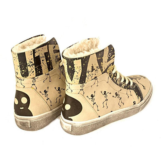 Skeletons Short Boots JAS108 (1421180731488)