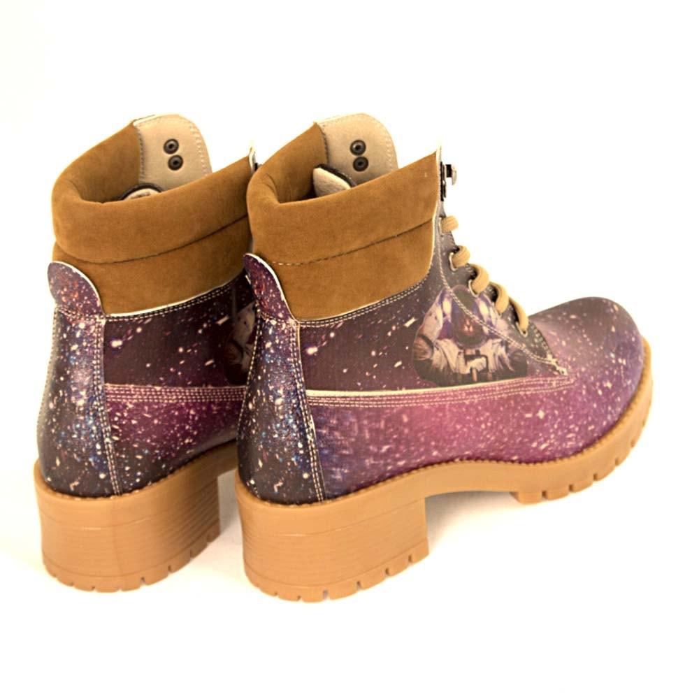 Astronaut Cat Short Boots KAT108 (502847766560)