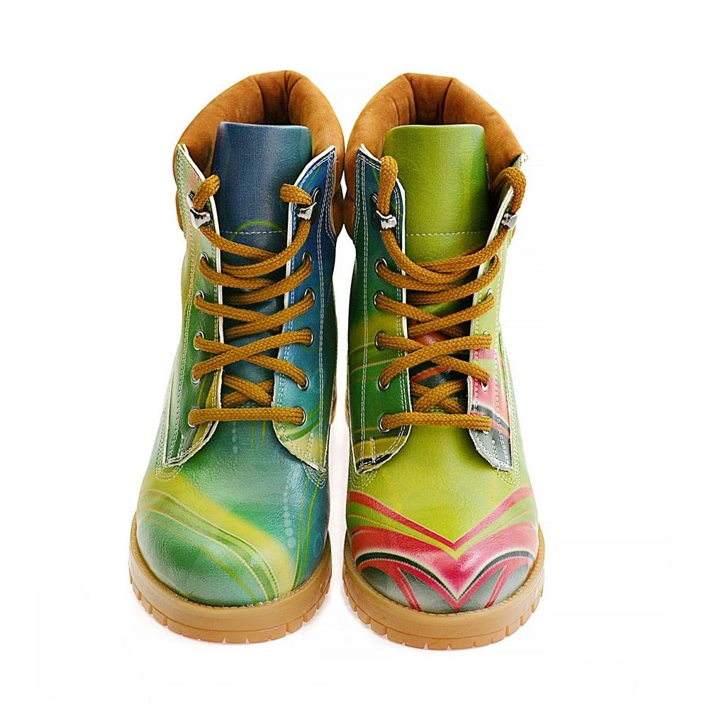 Magic of Colors Short Boots KAT110 (1421183778912)