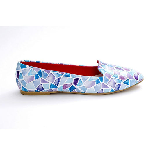 Colored Glass Fragments Ballerinas Shoes NBL215 (770202894432)