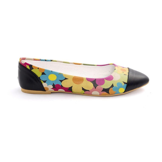 Flowers Ballerinas Shoes NMS106 (770213150816)
