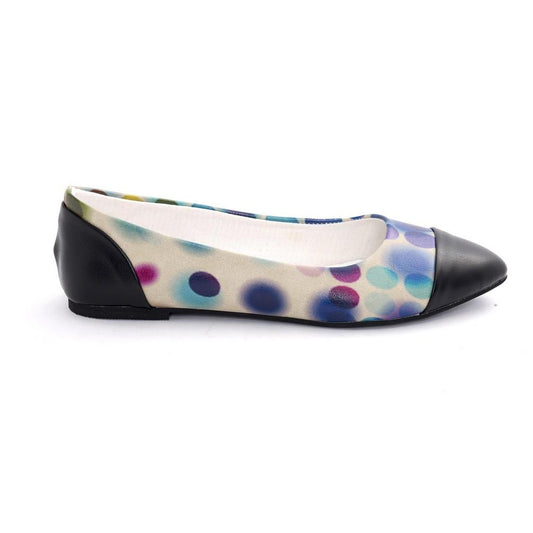 Colored Dots Ballerinas Shoes NMS108 (770213216352)
