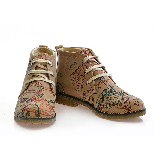 Postage stamps Ankle Boots PH112 (1405807853664)