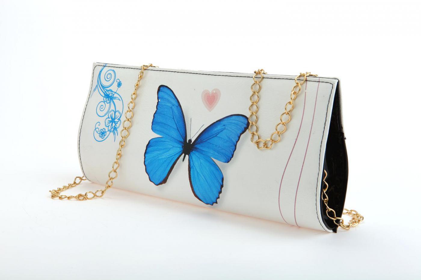 Blue Butterfly Hand Bags PRTFY1003