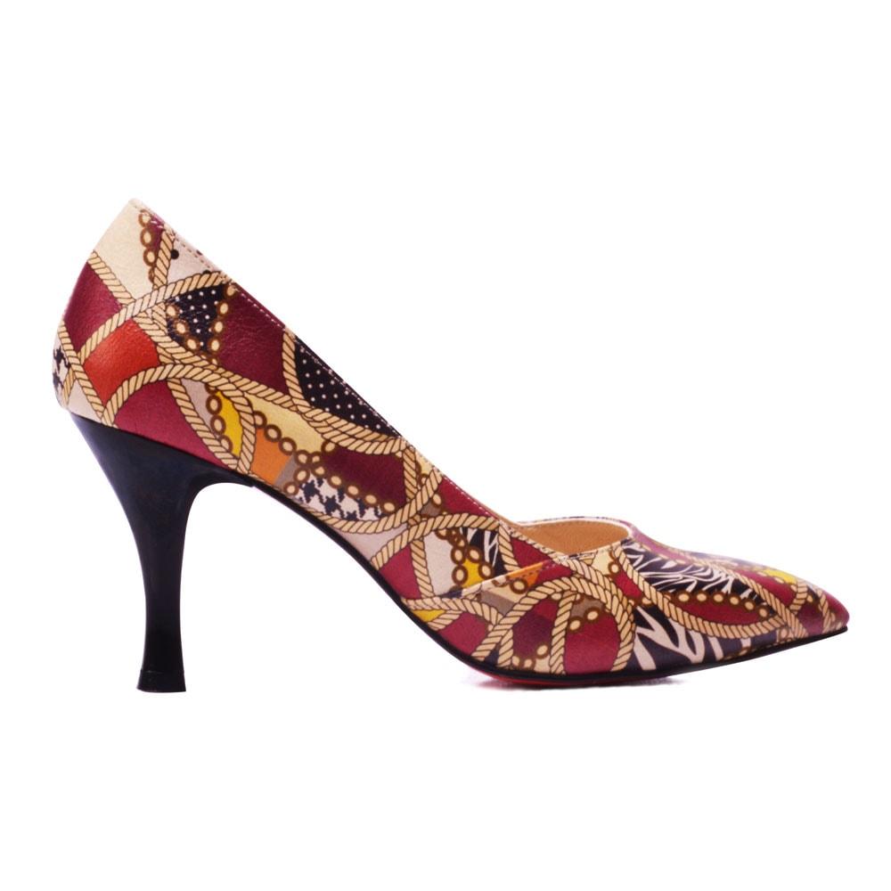 Pattern Heel Shoes STL3002 (1405813063776)