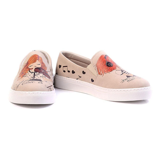 Violinist Girl Sneaker Shoes VN4023 (506279034912)