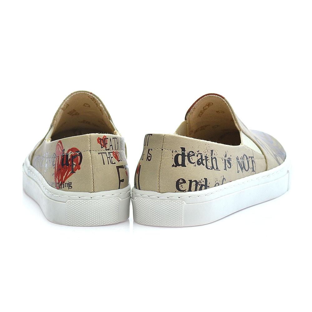 Death is not End of Love Sneaker Shoes VN4034 (1405818011744)