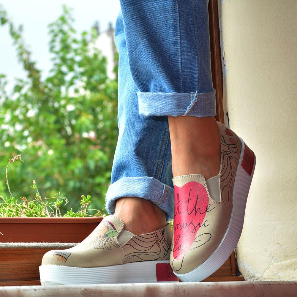 Let the Music Play Sneaker Shoes VN4219 (506280411168)