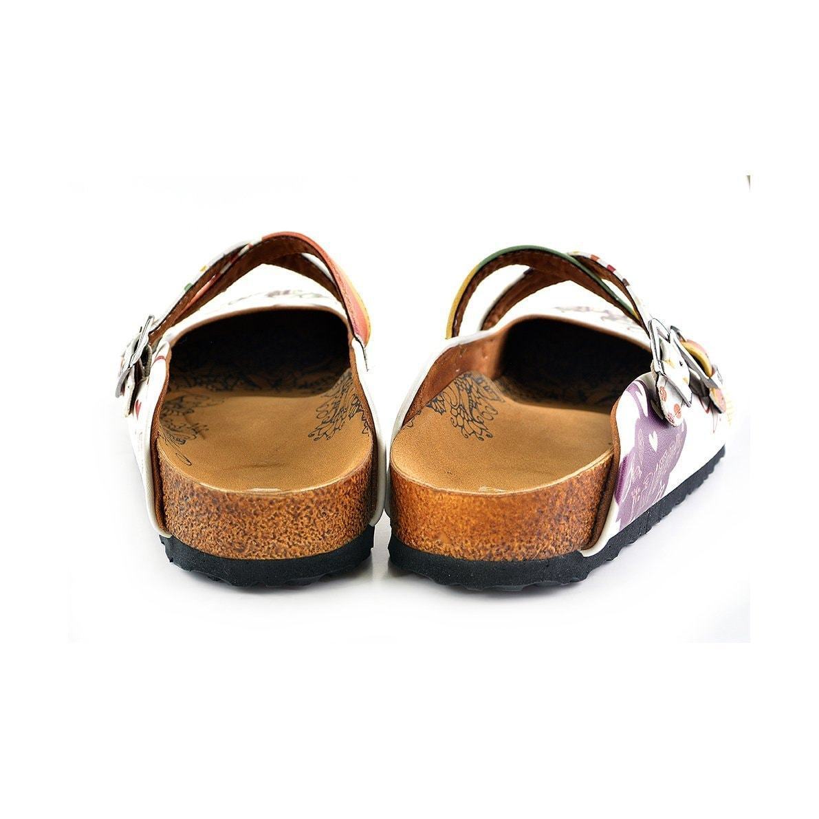 White Soulmate Clogs WCAL136 (737672527968)