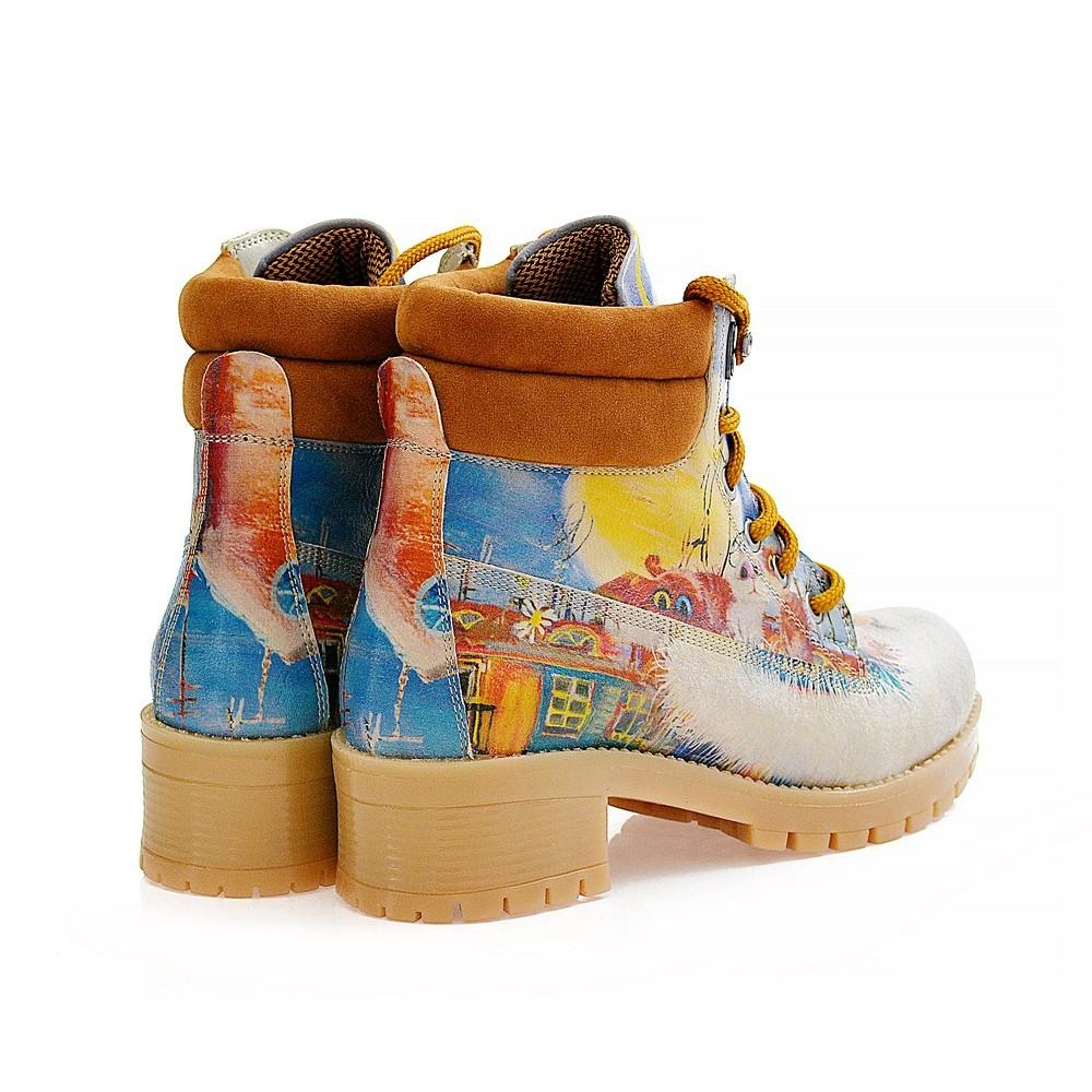 Grumpy Cats Short Boots WKAT115 (1421230932064)