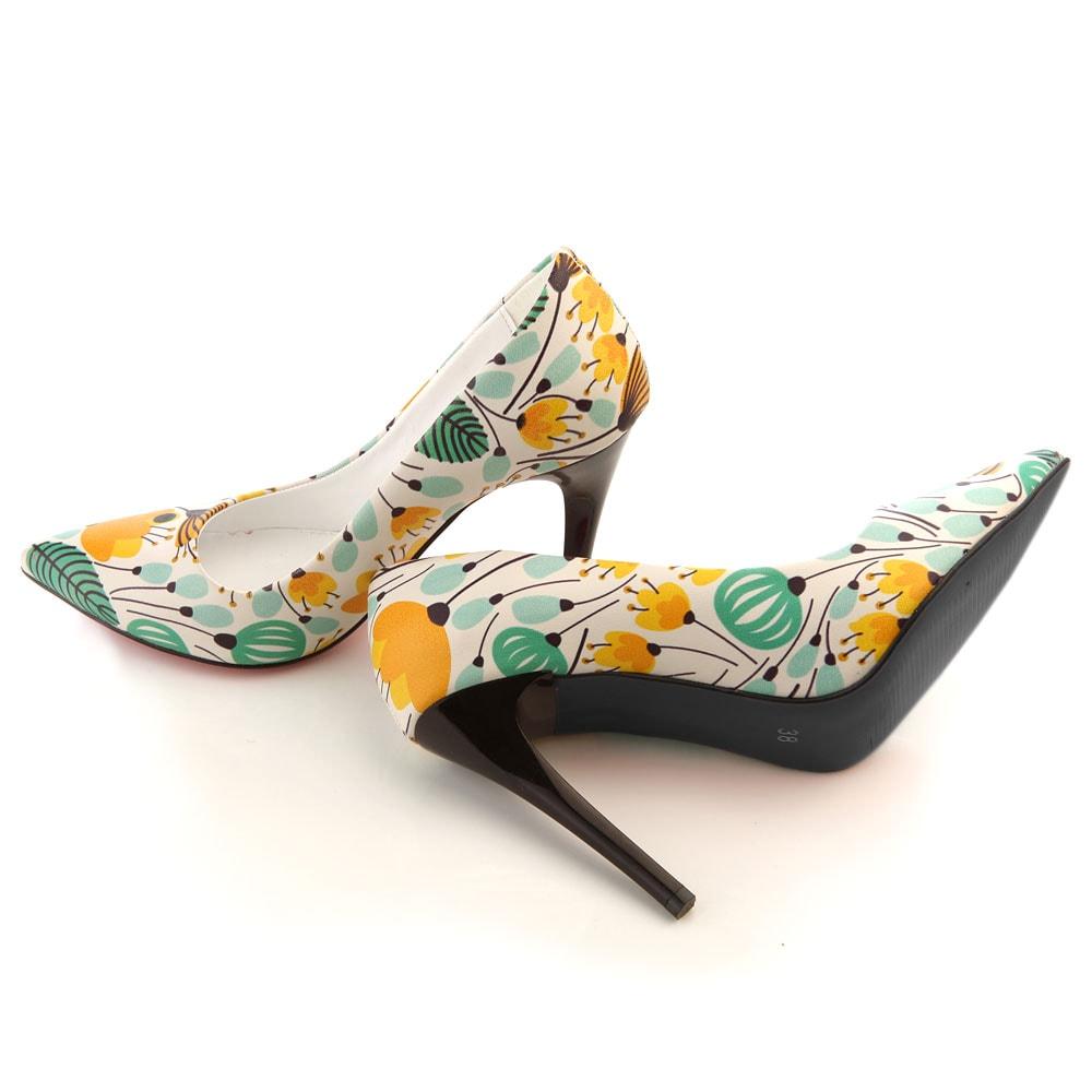 Flowers Heel Shoes STL4007 (506276577312)