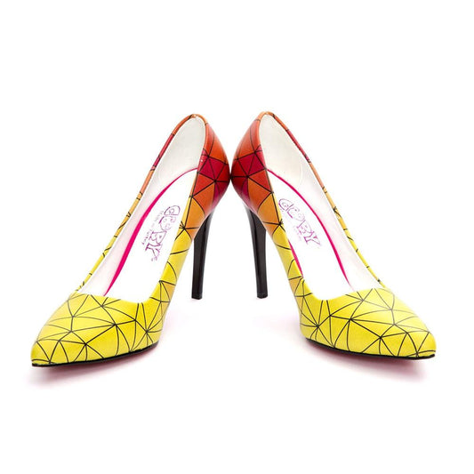 Pattern Heel Shoes STL4024 (506277068832)