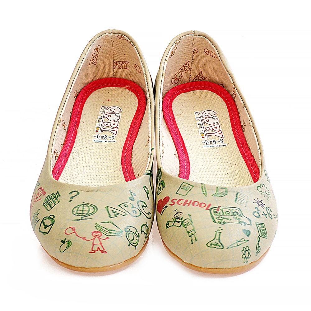 Back to School Ballerinas Shoes 1007 (1405793370208)