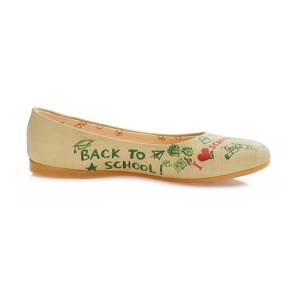 Back to School Ballerinas Shoes 1007 (1405793370208)