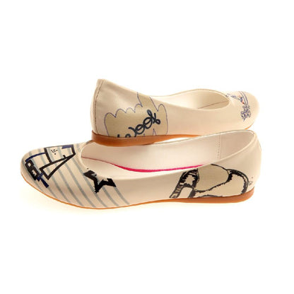 Dog And Boy Ballerinas Shoes 1014 (2198970761312)