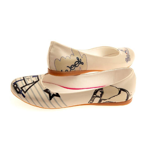Dog And Boy Ballerinas Shoes 1014 (2198970761312)