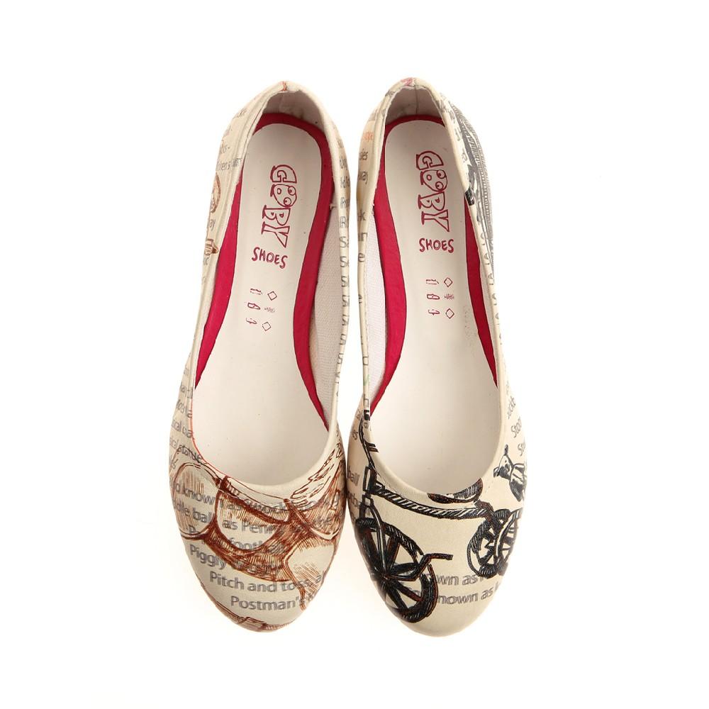 Old Bsycle Ballerinas Shoes 1019 (2198971154528)