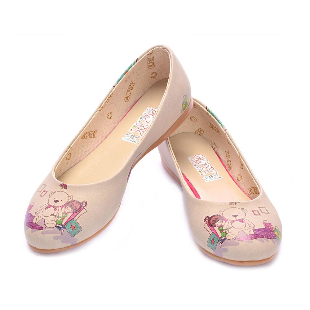 Teddy Bear Ballerinas Shoes 1020 (506260783136)