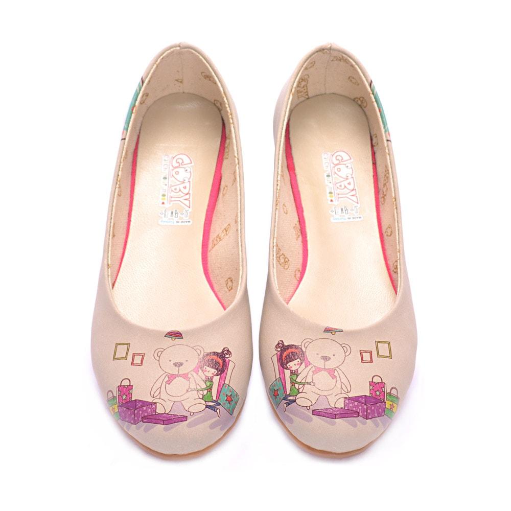 Teddy Bear Ballerinas Shoes 1020 (506260783136)
