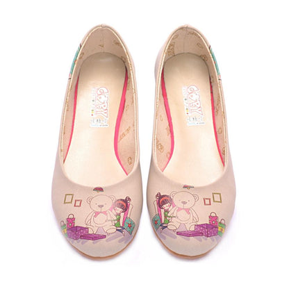 Teddy Bear Ballerinas Shoes 1020 (506260783136)