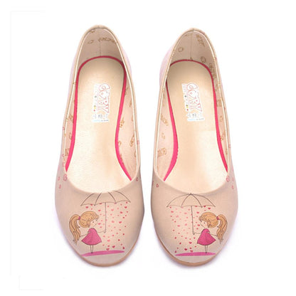 Heart Raining Ballerinas Shoes 1023 (506260815904)