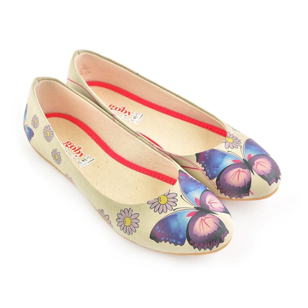 Daisy and Butterfly Ballerinas Shoes 1028 (506261012512)