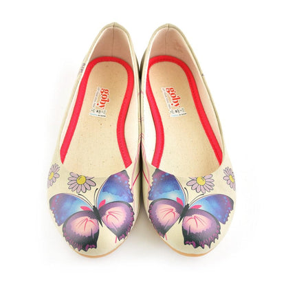 Daisy and Butterfly Ballerinas Shoes 1028 (506261012512)