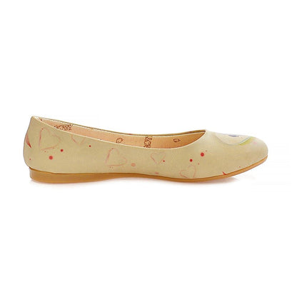 Heart Ballerinas Shoes 1039 (1405793534048)