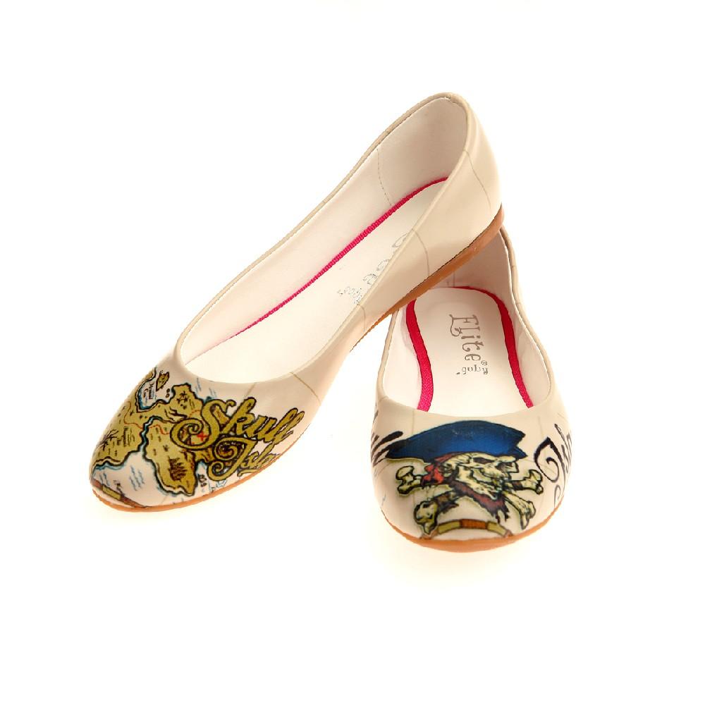 Pirates Ballerinas Shoes 1046 (2198972006496)