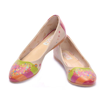 Flowering Heart Ballerinas Shoes 1054 (506262323232)
