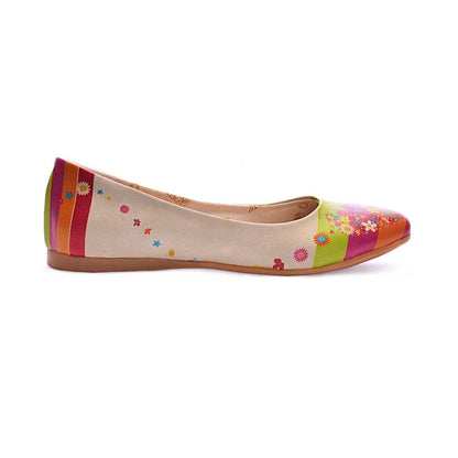 Flowering Heart Ballerinas Shoes 1054 (506262323232)
