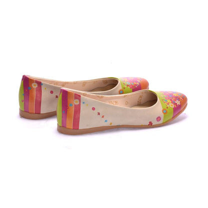 Flowering Heart Ballerinas Shoes 1054 (506262323232)