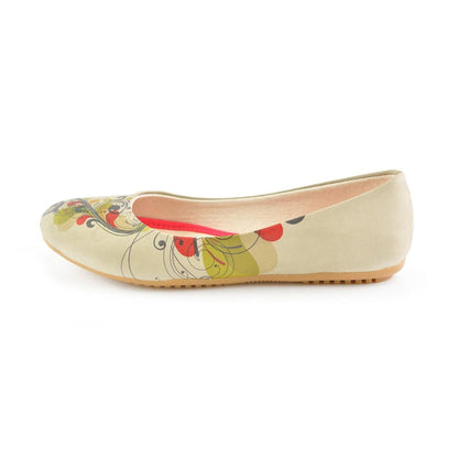 Spiral Flower Ballerinas Shoes 1056 (506262519840)