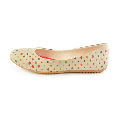 Colorful Spotted Ballerinas Shoes 1059 (506262650912)
