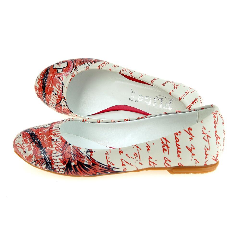 Wounded Heart Ballerinas Shoes 1063 (2198973448288)