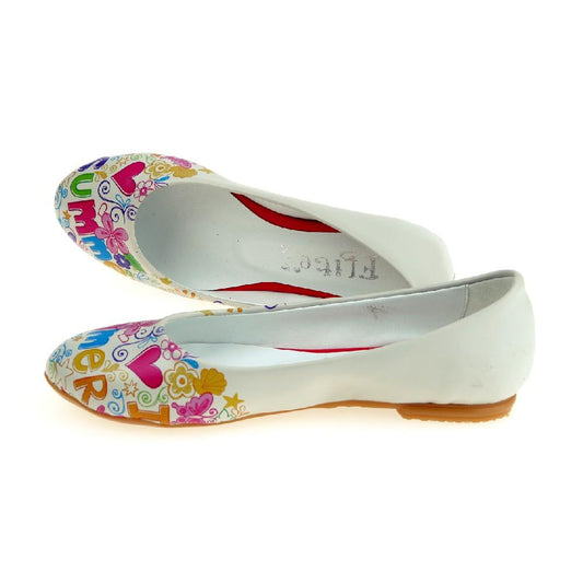 Colorful Summer Ballerinas Shoes 1067 (2198980034656)