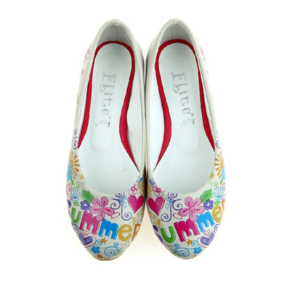 Colorful Summer Ballerinas Shoes 1067 (2198980034656)